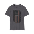 American Flag Cross T-Shirt — Thin Red Line Christian Tee