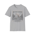 Christian Faith T-Shirt — “Not By My Strength, But By His Grace” Inspirational Tee