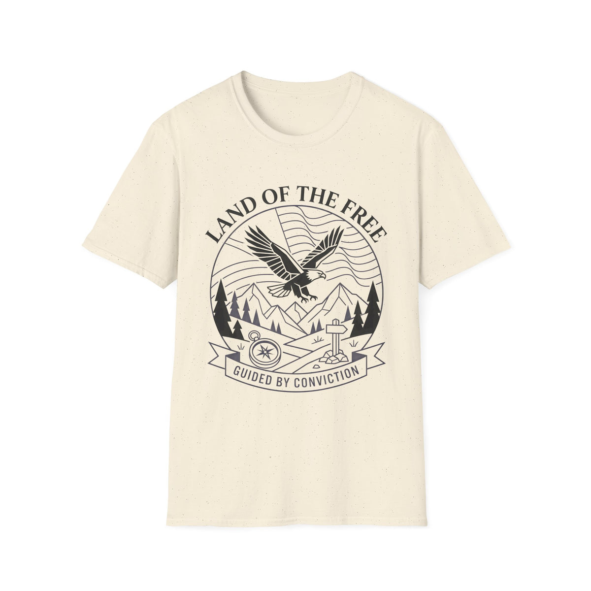 Land of the Free Eagle T-Shirt — Patriotic American Graphic Tee