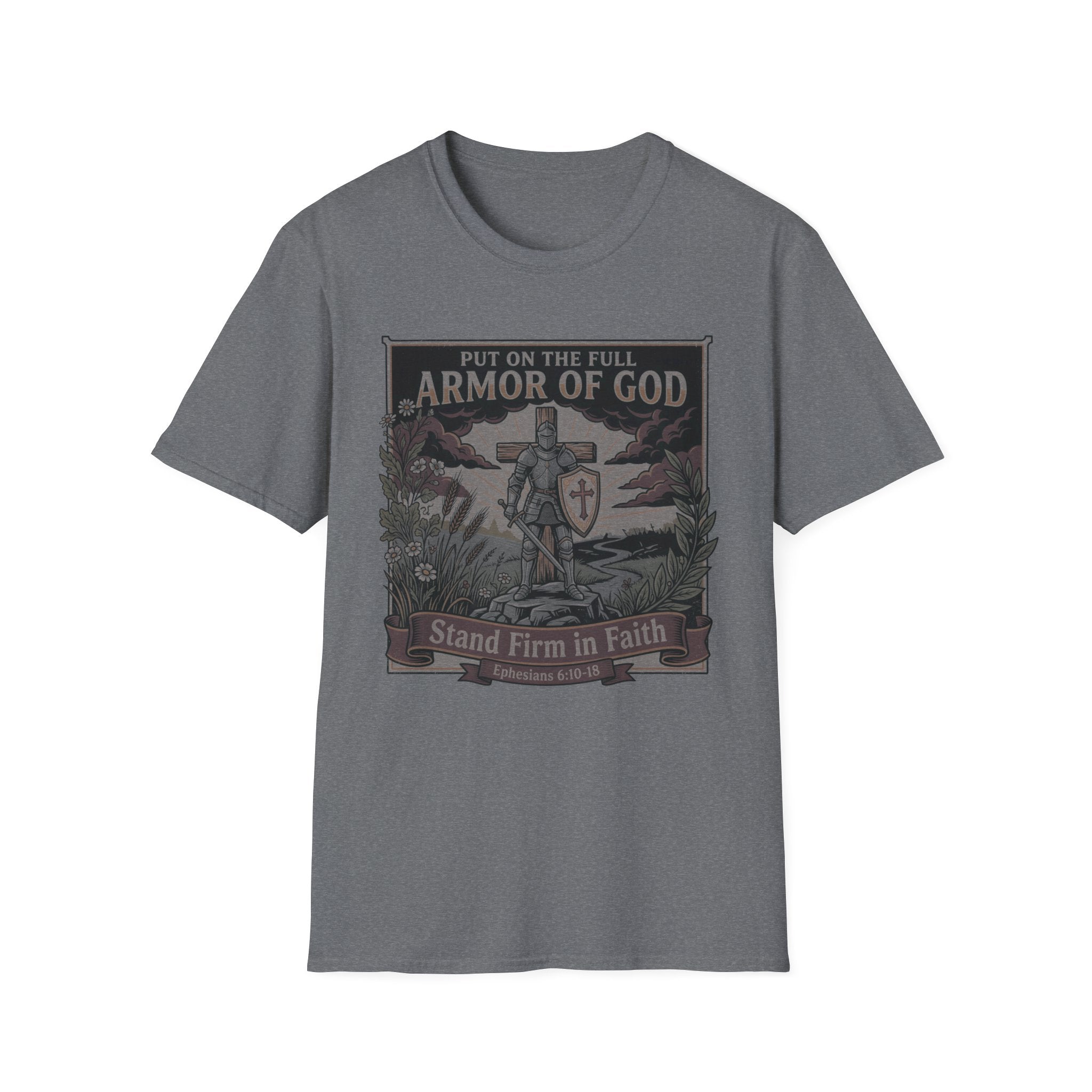 Armor of God T-Shirt — 'Put On The Full Armor of God' Christian Faith Tee