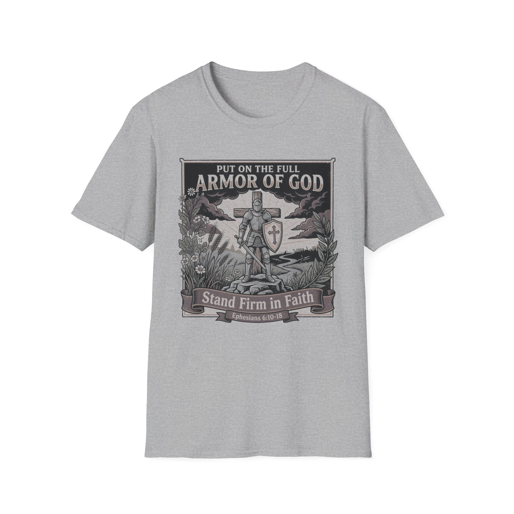 Armor of God T-Shirt — 'Put On The Full Armor of God' Christian Faith Tee