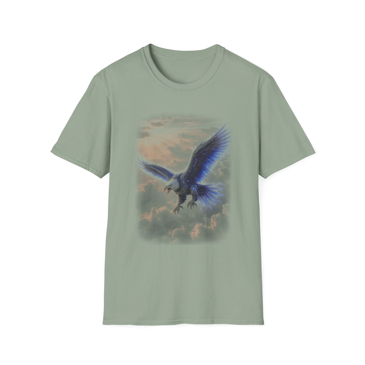 Ethereal Eagle T‑Shirt — Vintage Sky Wings Graphic Tee