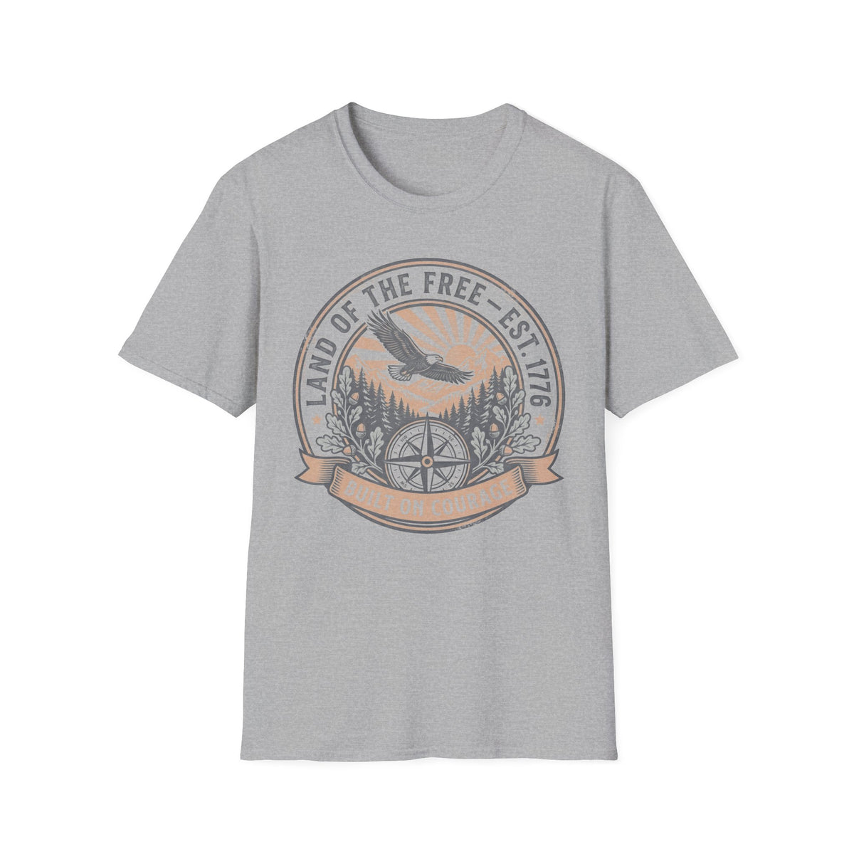 Patriotic Eagle "Land of the Free" T-Shirt