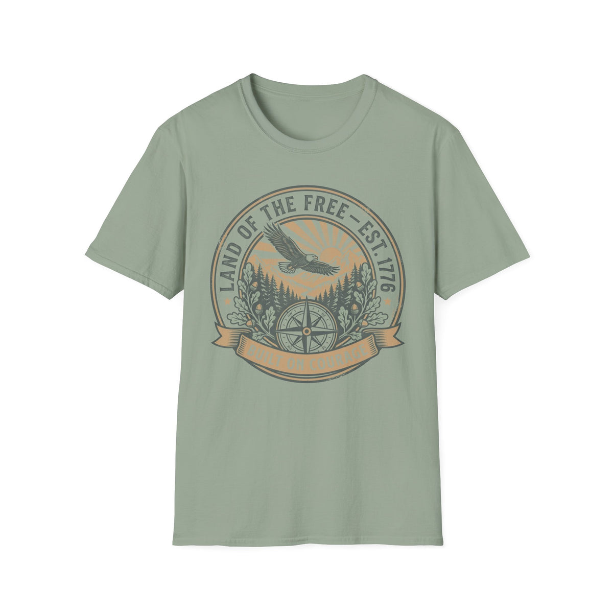 Patriotic Eagle "Land of the Free" T-Shirt