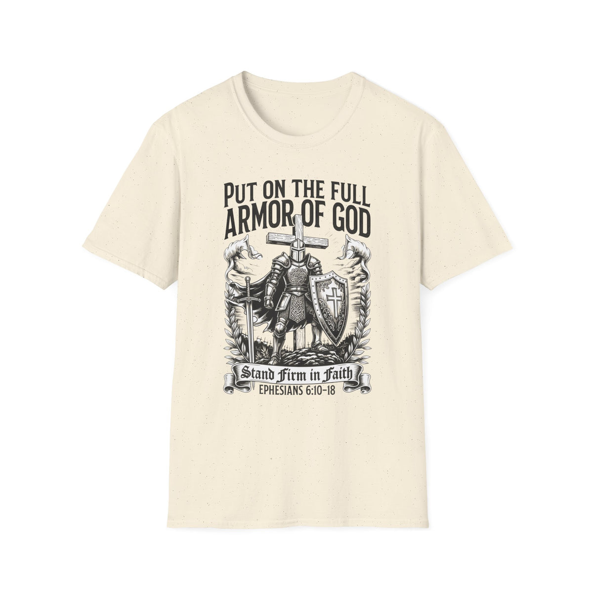 Armor of God T-Shirt — 'Put On The Full Armor of God' Christian Faith Tee