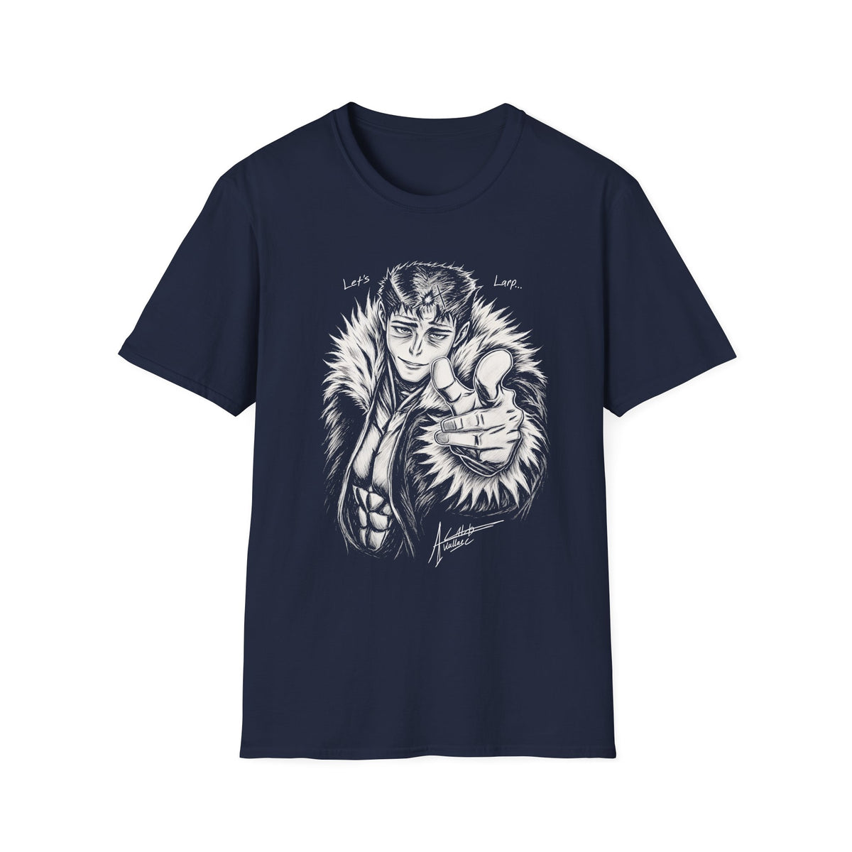 'Let's Larp' Anime Character T-Shirt - Creator Art