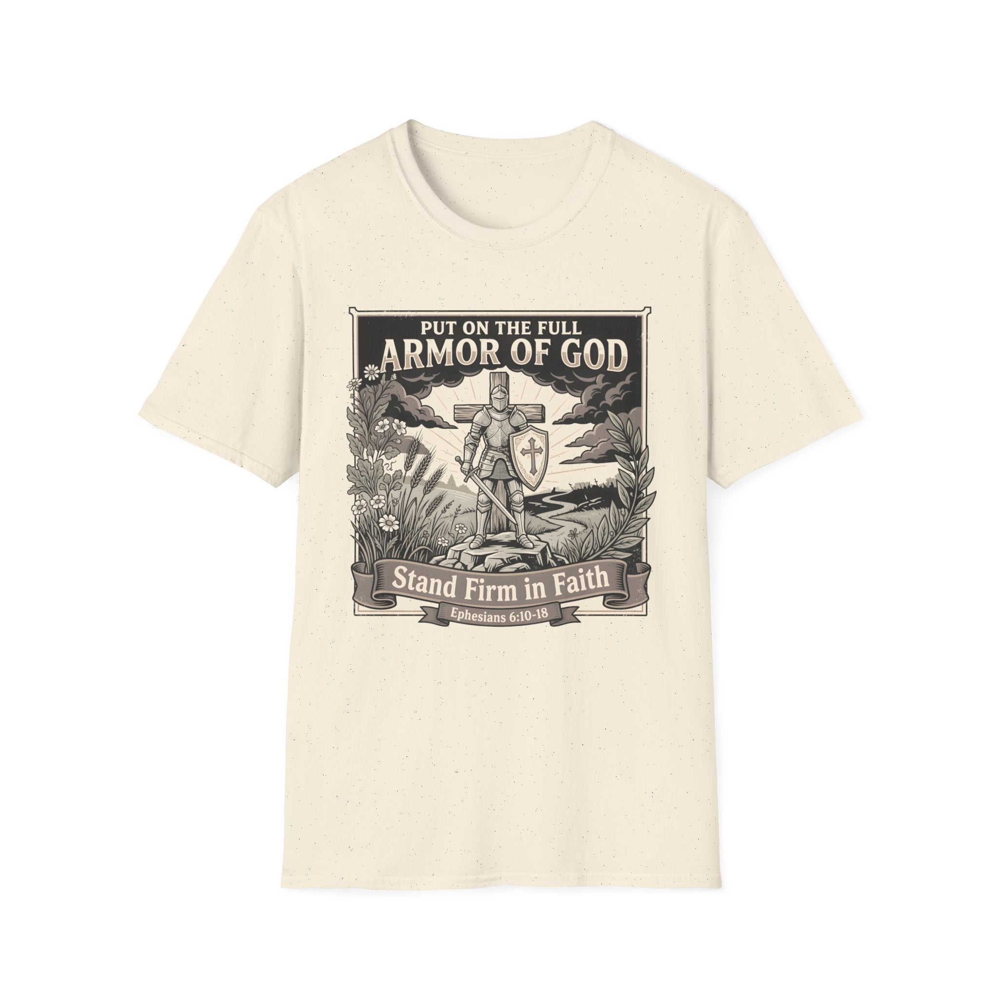 Armor of God T-Shirt — 'Put On The Full Armor of God' Christian Faith Tee