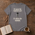 It's Always The Sensor Funny Mechanic T-Shirt, Charcoal, Lantrum
