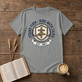 Stand Firm Ride With Faith T-Shirt, Sport Grey, Lantrum